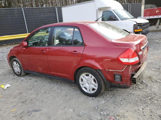 3N1BC1AP5BL391043 - 2011 NISSAN VERSA S RED photo 2