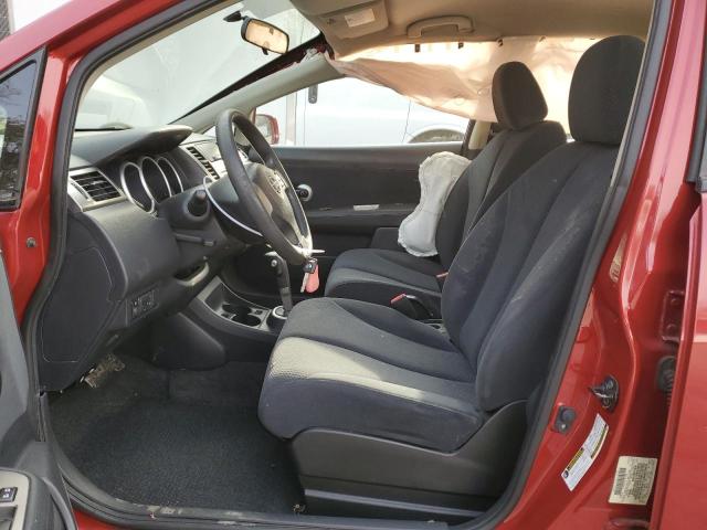 3N1BC1AP5BL391043 - 2011 NISSAN VERSA S RED photo 7