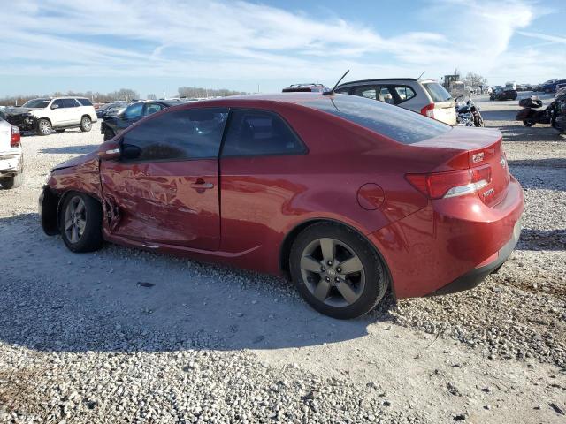 KNAFU6A26A5308695 - 2010 KIA FORTE EX RED photo 2