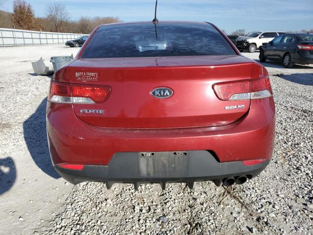 KNAFU6A26A5308695 - 2010 KIA FORTE EX RED photo 6