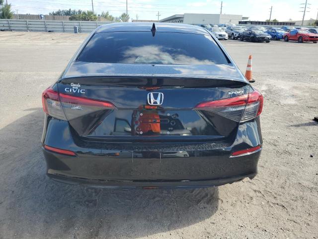 2HGFE2F58PH509772 - 2023 HONDA CIVIC SPORT შავი ფოტო 6