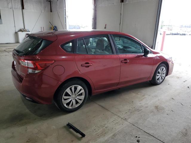 4S3GTAA63J3709312 - 2018 SUBARU IMPREZA RED photo 3