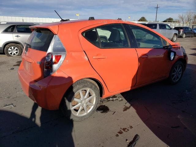 JTDKDTB36C1009807 - 2012 TOYOTA PRIUS C ORANGE photo 3