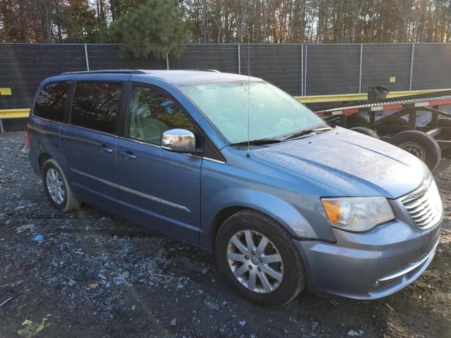 2C4RC1CG3CR125436 - 2012 CHRYSLER TOWN & COU TOURING L BLUE photo 4