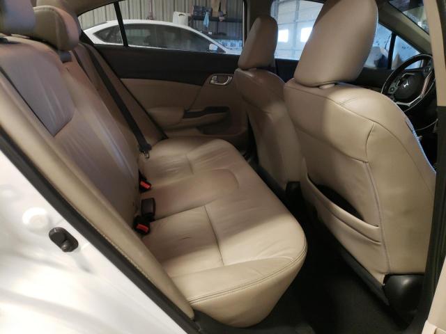 19XFB2F95DE024491 - 2013 HONDA CIVIC EXL თეთრი ფოტო 10