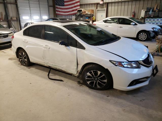 19XFB2F95DE024491 - 2013 HONDA CIVIC EXL WHITE photo 4