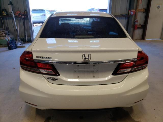 19XFB2F95DE024491 - 2013 HONDA CIVIC EXL თეთრი ფოტო 6