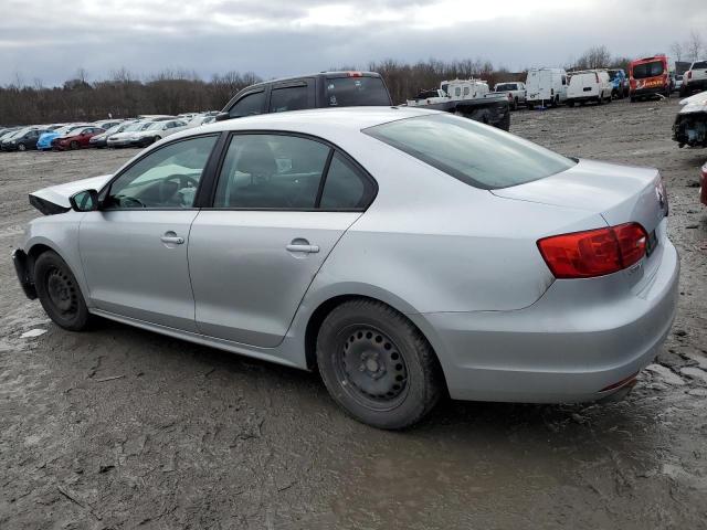 3VW2K7AJ3DM236516 - 2013 VOLKSWAGEN JETTA BASE SILVER photo 2