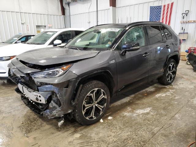 JTMEB3FV2MD061286 - 2021 TOYOTA RAV4 PRIME XSE GRAY photo 1