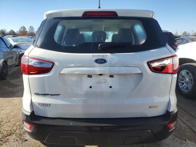 MAJ3P1REXJC226856 - 2018 FORD ECOSPORT S WHITE photo 6