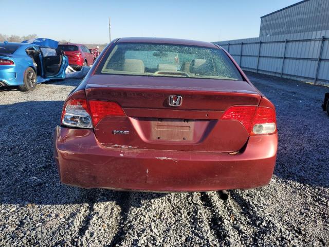 19XFA1F59AE047195 - 2010 HONDA CIVIC LX BURGUNDY photo 6