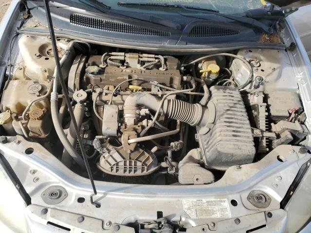 1C3AL46X72N243516 - 2002 CHRYSLER SEBRING LX SILVER photo 11