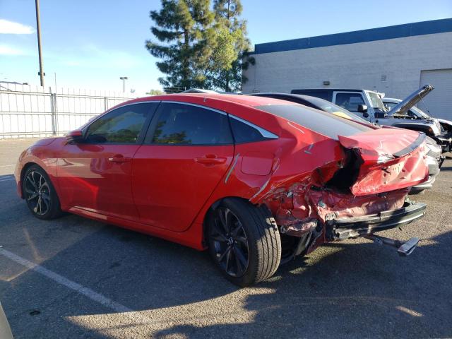 2HGFC2F84KH597633 - 2019 HONDA CIVIC SPORT RED photo 2