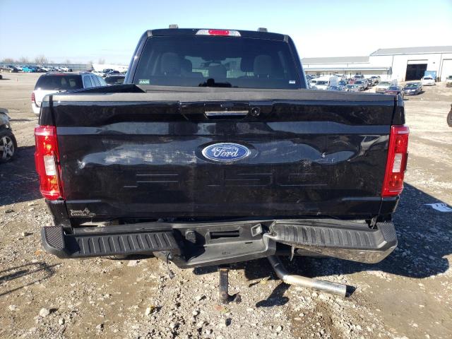 1FTEW1EB1MFC25048 - 2021 FORD F150 SUPERCREW BLACK photo 6