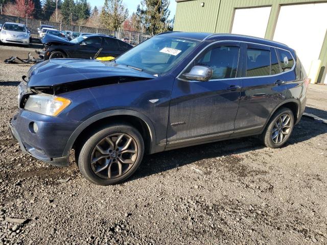 5UXWX7C55E0E75674 - 2014 BMW X3 XDRIVE35I BLUE photo 1