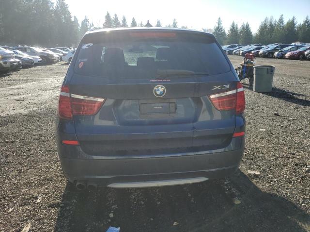 5UXWX7C55E0E75674 - 2014 BMW X3 XDRIVE35I BLUE photo 6