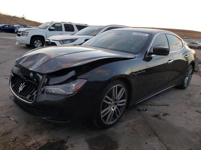 ZAM57RTA5E1089376 - 2014 MASERATI GHIBLI S BLACK photo 1