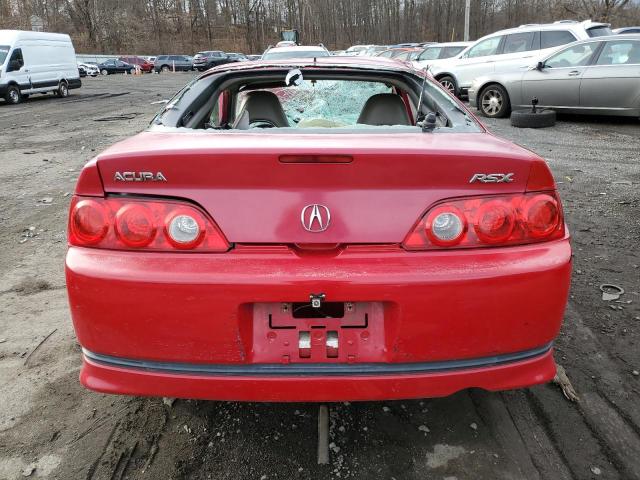 JH4DC54806S002011 - 2006 ACURA RSX RED photo 6