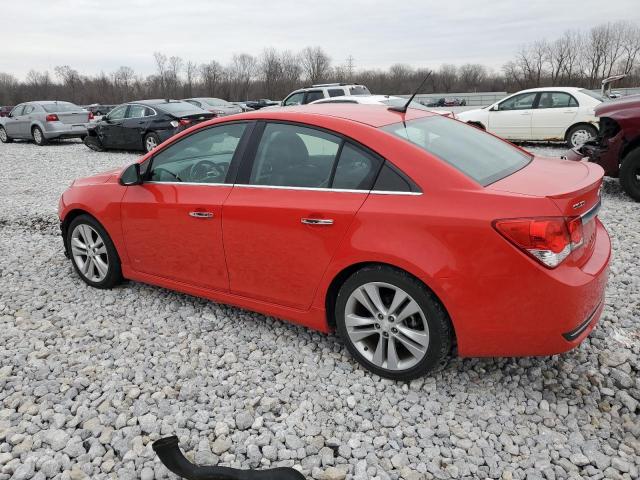 1G1PG5SB7E7392777 - 2014 CHEVROLET CRUZE LTZ RED photo 2