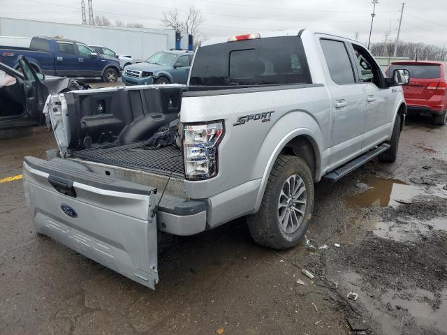 1FTEW1EP8KFC83523 - 2019 FORD F150 SUPERCREW SILVER photo 3