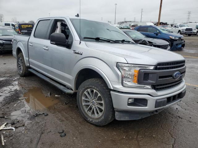 1FTEW1EP8KFC83523 - 2019 FORD F150 SUPERCREW SILVER photo 4