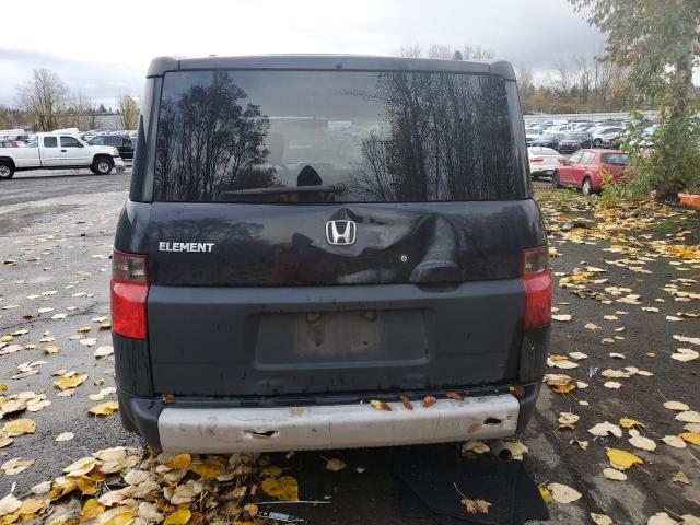 5J6YH28326L009998 - 2006 HONDA ELEMENT LX BLACK photo 6