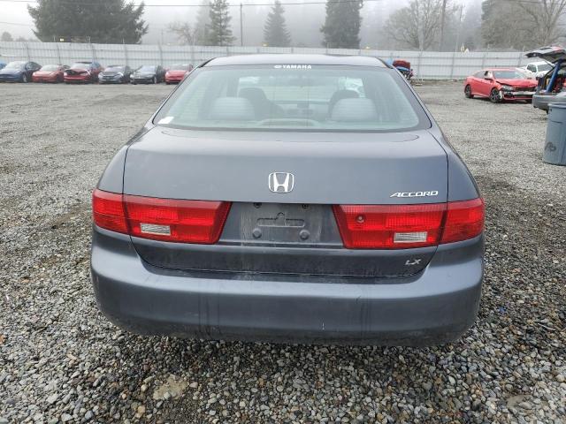 1HGCM56495A137076 - 2005 HONDA ACCORD LX BLUE photo 6