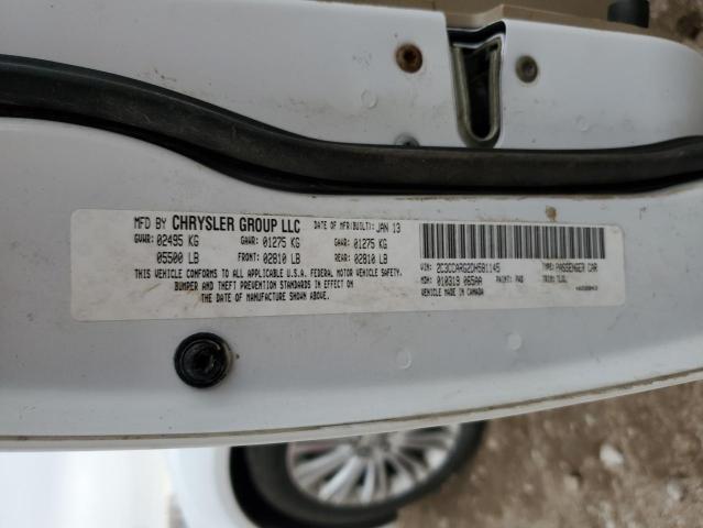 2C3CCARG2DH581145 - 2013 CHRYSLER 300 WHITE photo 12