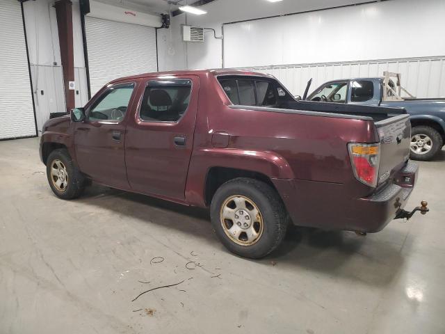 2HJYK16218H534736 - 2008 HONDA RIDGELINE RT MAROON photo 2