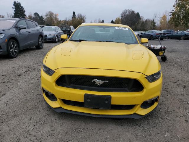 1FA6P8CF8G5226584 - 2016 FORD MUSTANG GT YELLOW photo 5