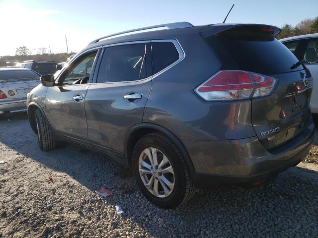 KNMAT2MV7FP520158 - 2015 NISSAN ROGUE S GRAY photo 2