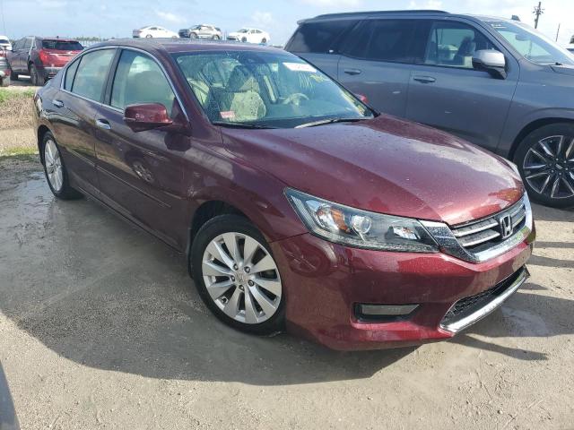 1HGCR2F82EA218858 - 2018 HONDA ACCORD EXL BURGUNDY photo 4