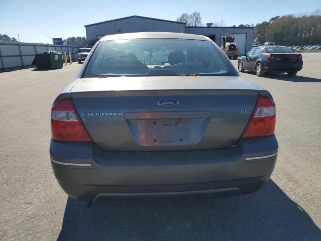 1FAFP24185G132531 - 2005 FORD FIVE HUNDR SEL GRAY photo 6