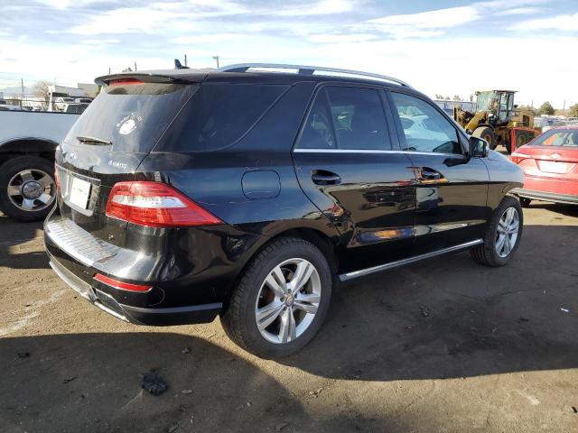 4JGDA5HB2EA395135 - 2014 MERCEDES-BENZ ML 350 4MATIC BLACK photo 3