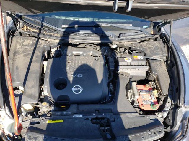 1N4AA5AP0BC857971 - 2011 NISSAN MAXIMA S GRAY photo 11