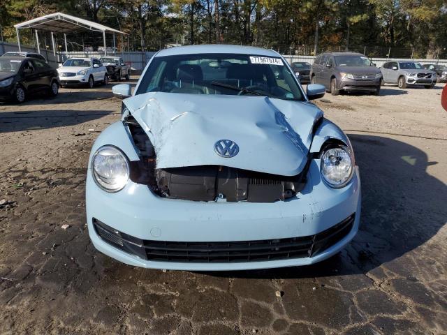 3VWJX7ATXCM661857 - 2012 VOLKSWAGEN BEETLE BLUE photo 5