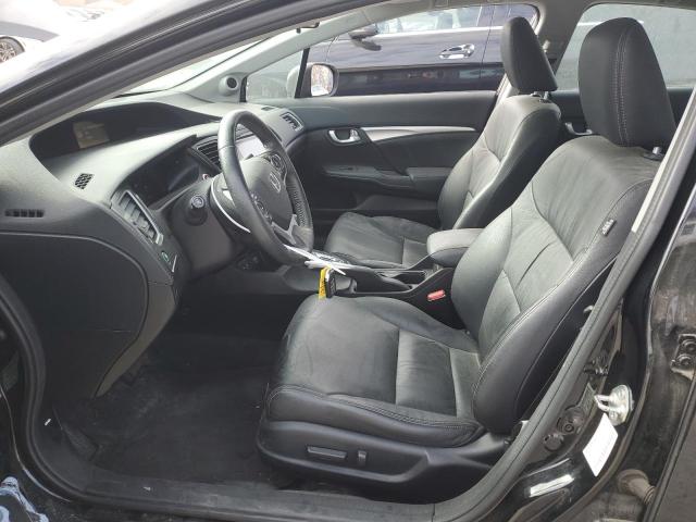 19XFB2F93FE218911 - 2015 HONDA CIVIC EXL შავი ფოტო 7