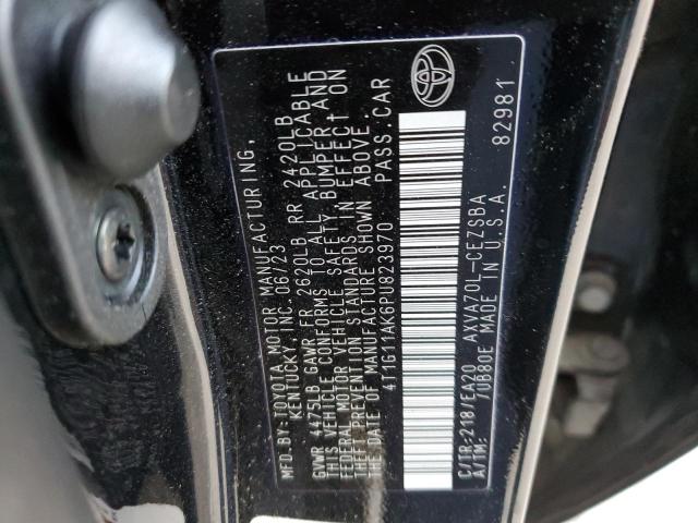 4T1G11AK6PU823970 - 2023 TOYOTA CAMRY SE NIGHT SHADE BLACK photo 13