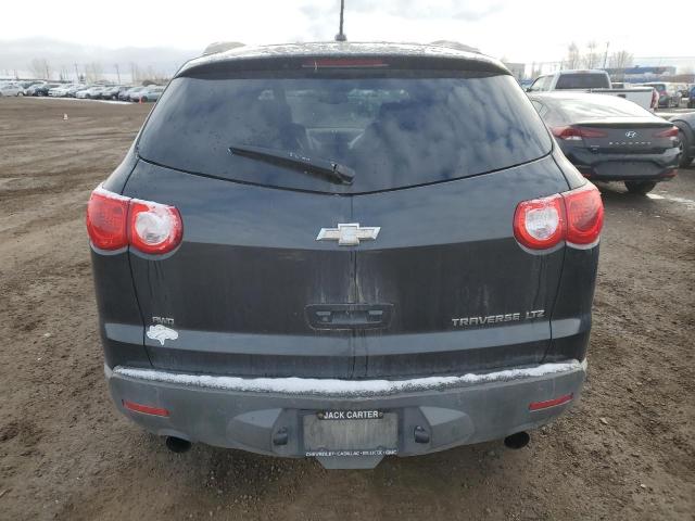 1GNKVLED1BJ335781 - 2011 CHEVROLET TRAVERSE LTZ BLACK photo 6