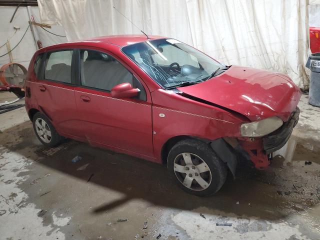 KL1TD66628B110037 - 2008 CHEVROLET AVEO BASE Bordo foto 4