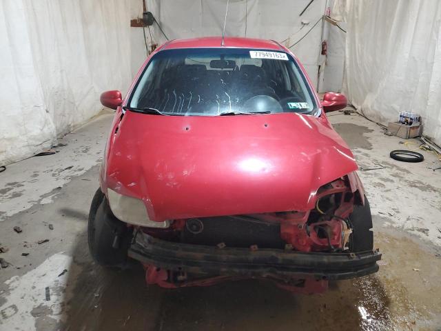 KL1TD66628B110037 - 2008 CHEVROLET AVEO BASE Bordo foto 5