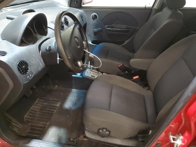 KL1TD66628B110037 - 2008 CHEVROLET AVEO BASE Bordo foto 7