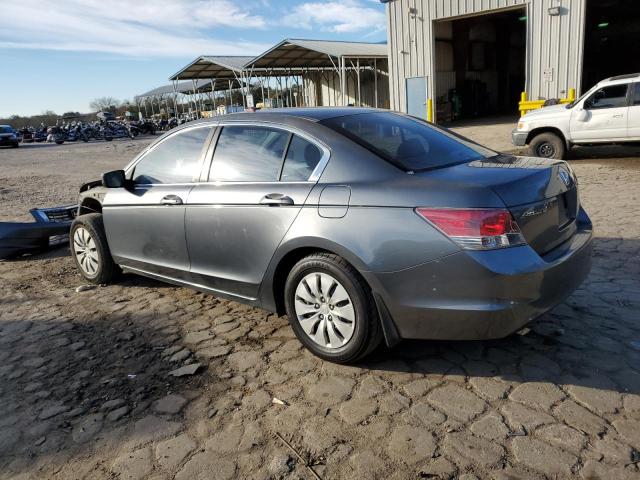 1HGCP26318A019119 - 2008 HONDA ACCORD LX GRAY photo 2