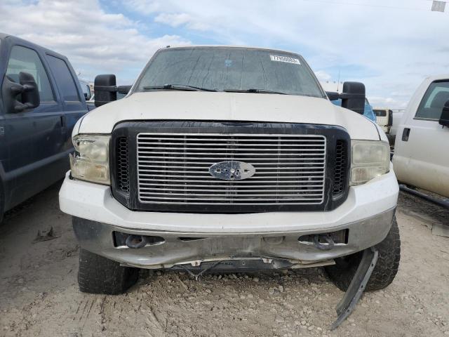 1FTWW31P85EA07178 - 2005 FORD F350 SRW SUPER DUTY WHITE photo 5