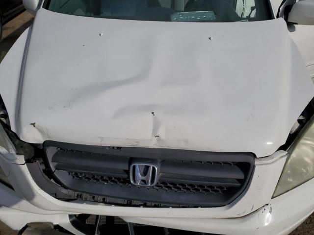 2HKYF18455H517545 - 2005 HONDA PILOT EX WHITE photo 12