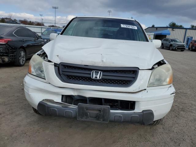 2HKYF18455H517545 - 2005 HONDA PILOT EX WHITE photo 5