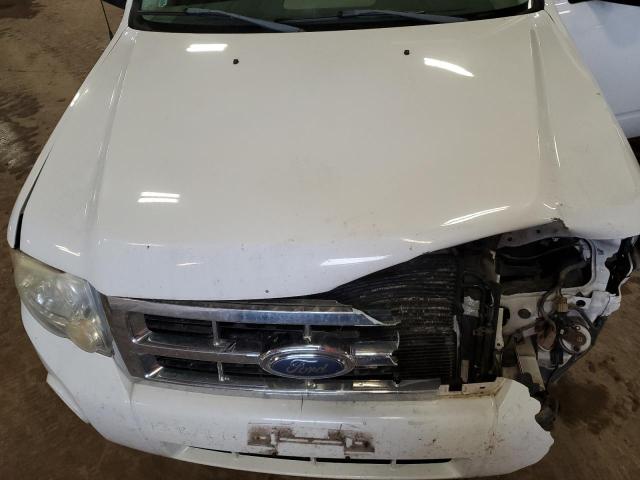 1FMCU03168KB02386 - 2008 FORD ESCAPE XLT WHITE photo 12