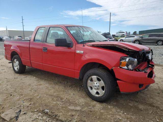 1FTRX12W27FB29424 - 2007 FORD F150 RED photo 4