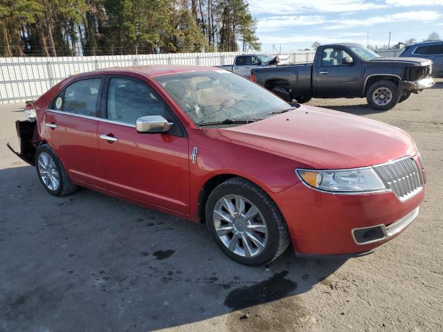 3LNHL2GC5CR826753 - 2012 LINCOLN MKZ RED photo 4