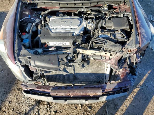 5KBCP3F81AB016333 - 2010 HONDA ACCORD EXL MAROON photo 11